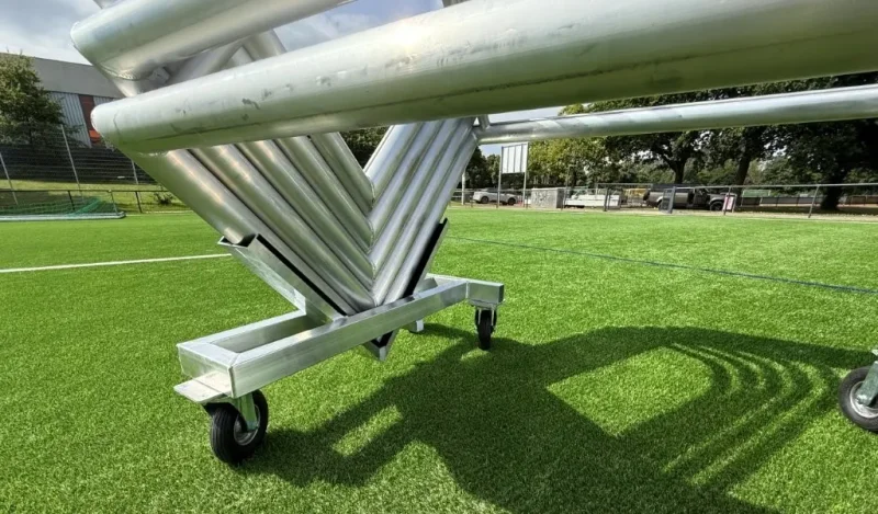 Transport trolley for mini goals
