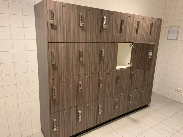 Corendon lockers kleedruimte