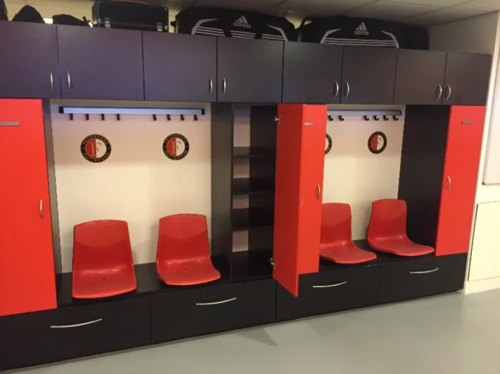 wandgarderobe kledinghaken feyenoord
