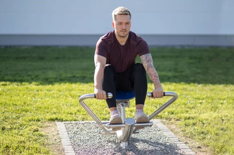 modern line buiten fitness roeier