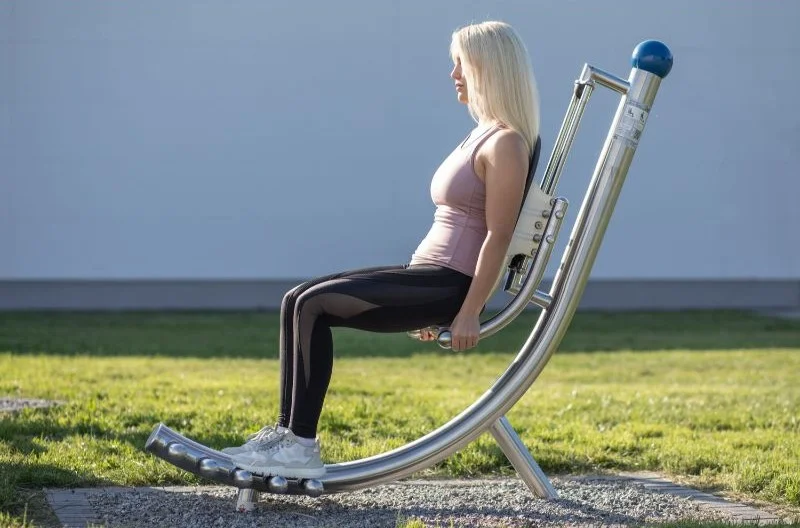 modern line buiten fitness leg press
