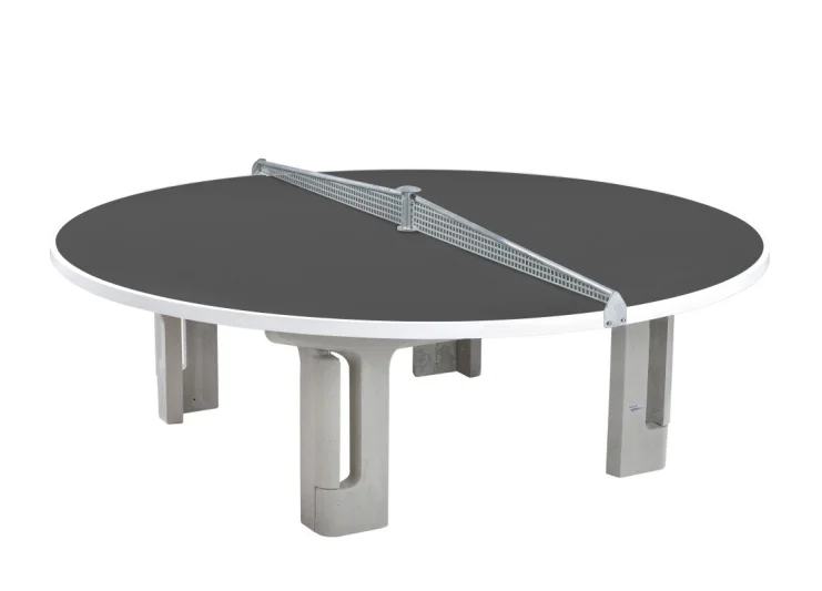 ronde tafeltennistafel graniet