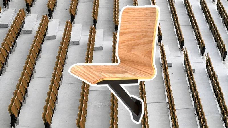 Stadium seat / grandstand seat Sitwooden (wood)
