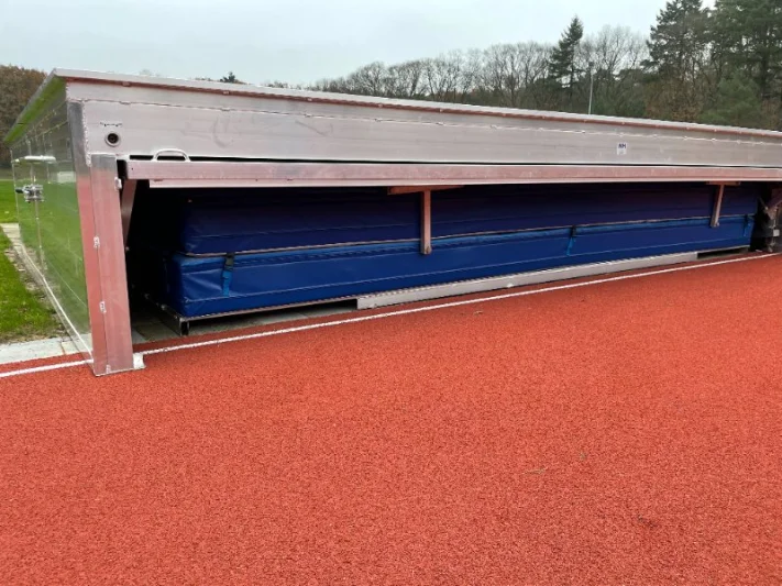Landingsmat deelbare hoogte overkapping