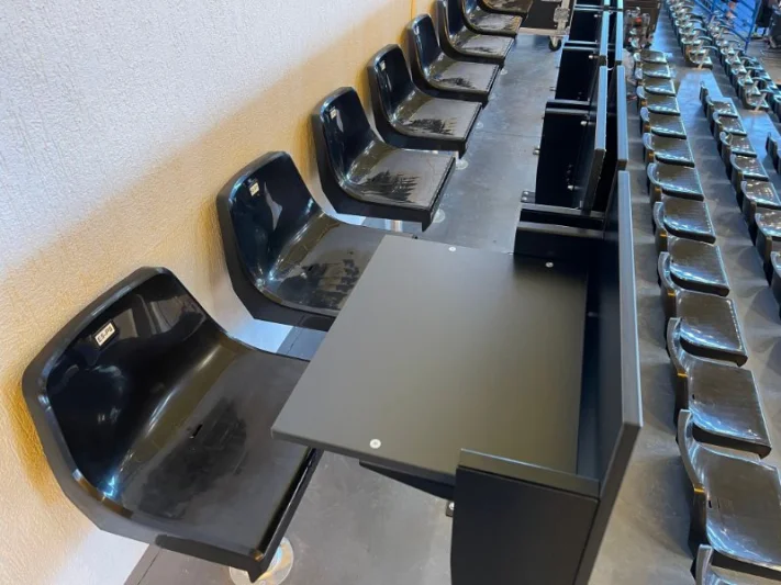 Folding press table
