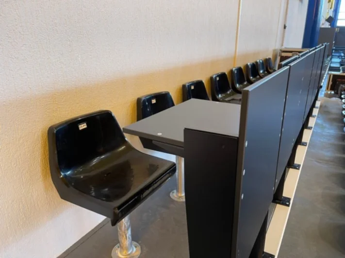Folding press table