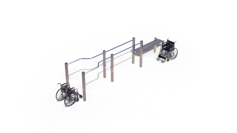Wheelchair dip bar