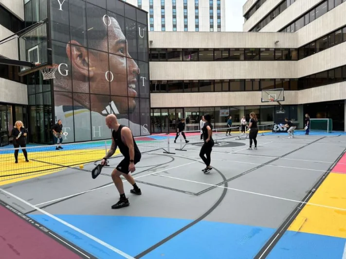 Mobile pickleball installation