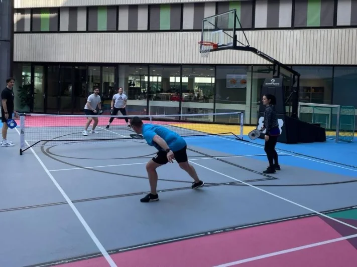 Mobile pickleball installation