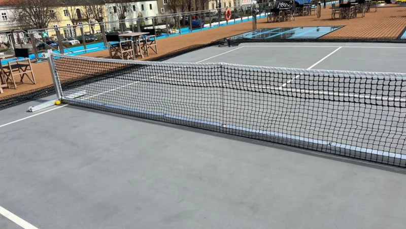 Mobile pickleball installation