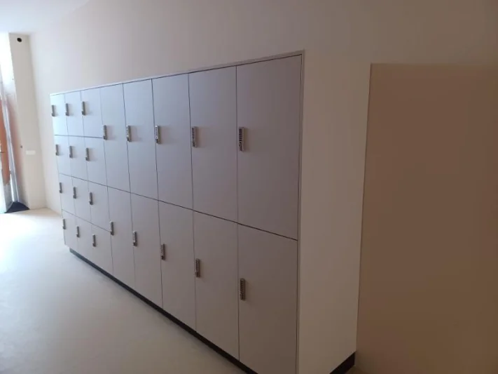 Lockers with RFID and pin code lock