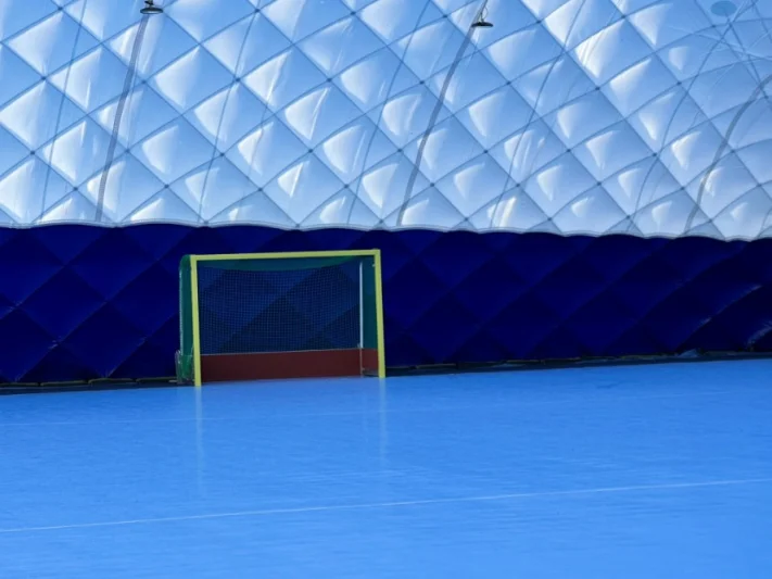 Indoor hockey goal ''Dome Edition''
