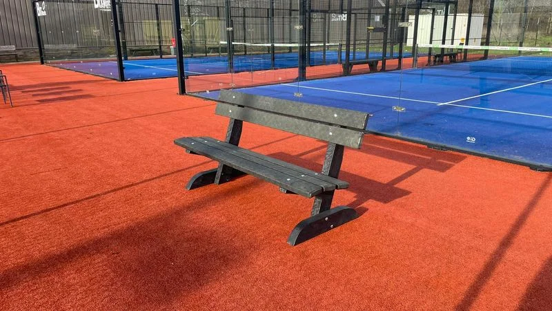 GreenMatter mobile bench with backrest