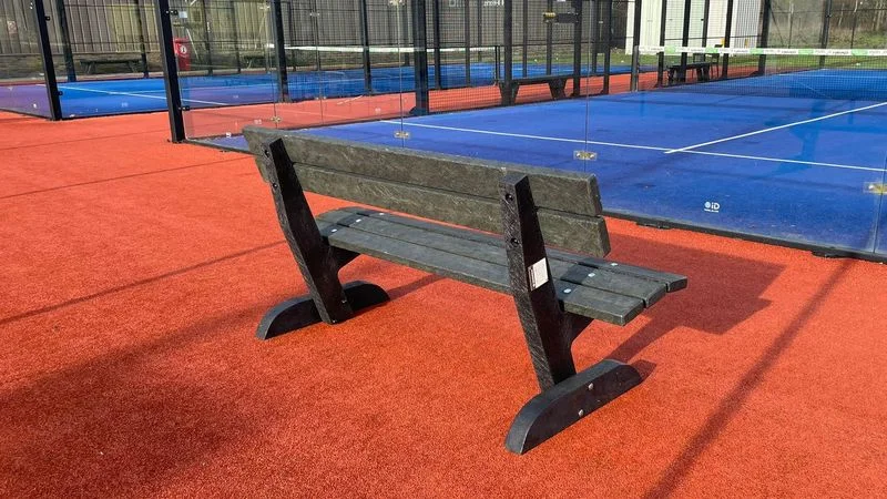 GreenMatter mobile bench with backrest