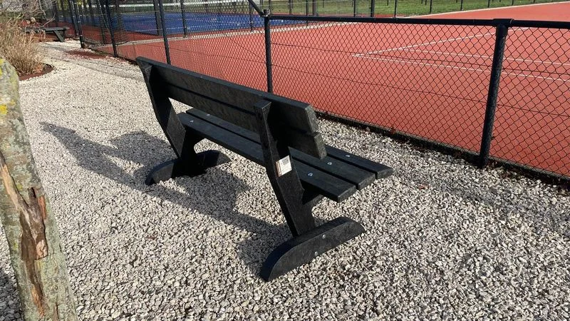 GreenMatter mobile bench with backrest