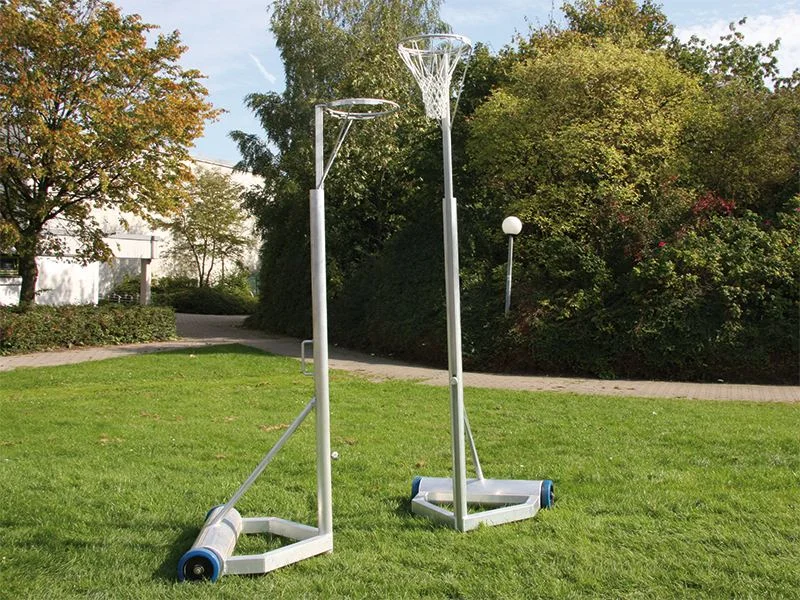 Mobile posts for netball