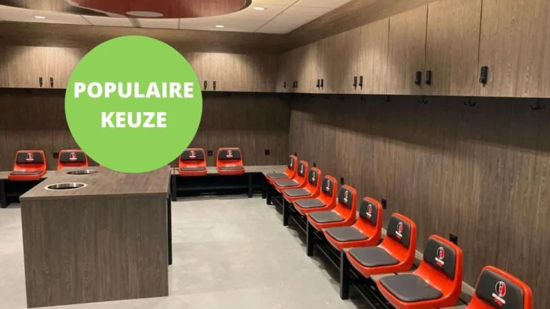 Kleedkamerstoel CR4 met Polster - Helmond Sport - Populaire keuze