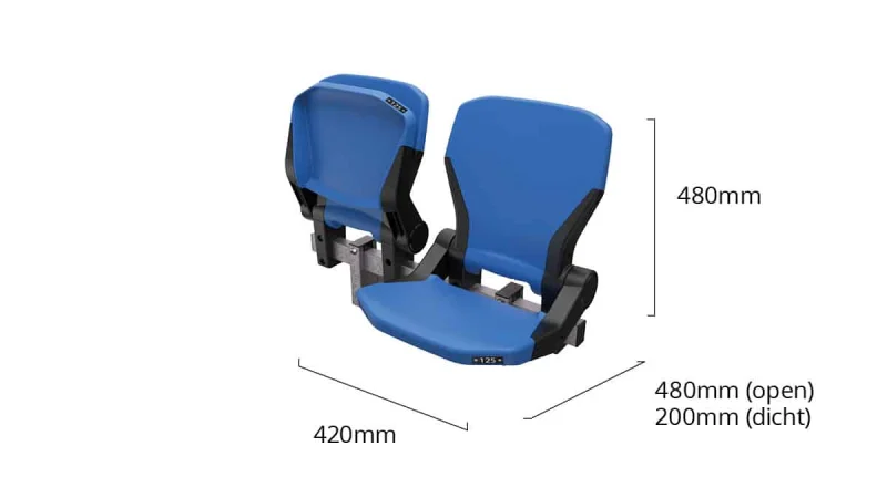Stadium seat / grandstand seat AVATAR COMPACT