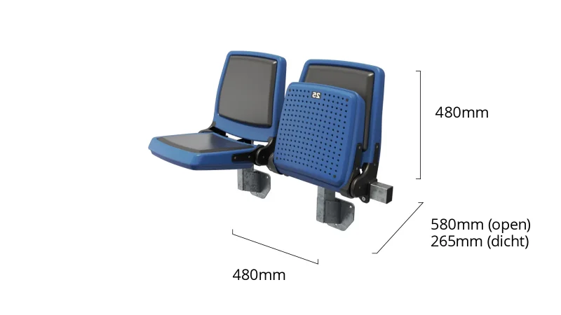 Stadium seat / grandstand seat Sittem AKOUSTIC