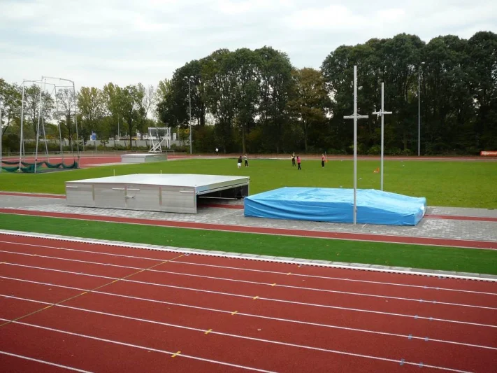 Overkapping voor landingsmat