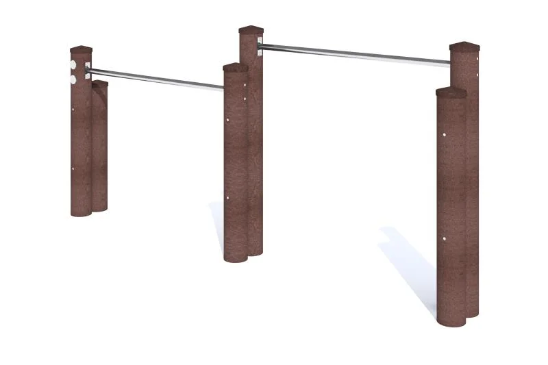 Dubbele rekstok Hoogte 1,25  1,00 m