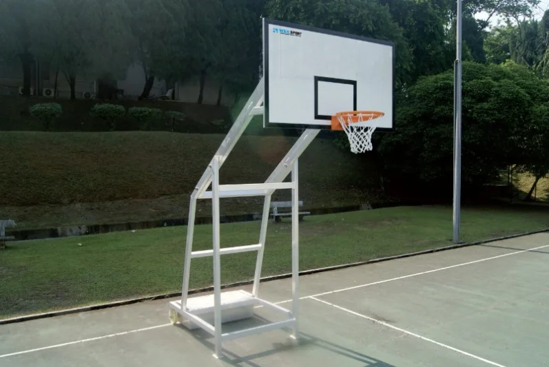 Mobile basketball installation