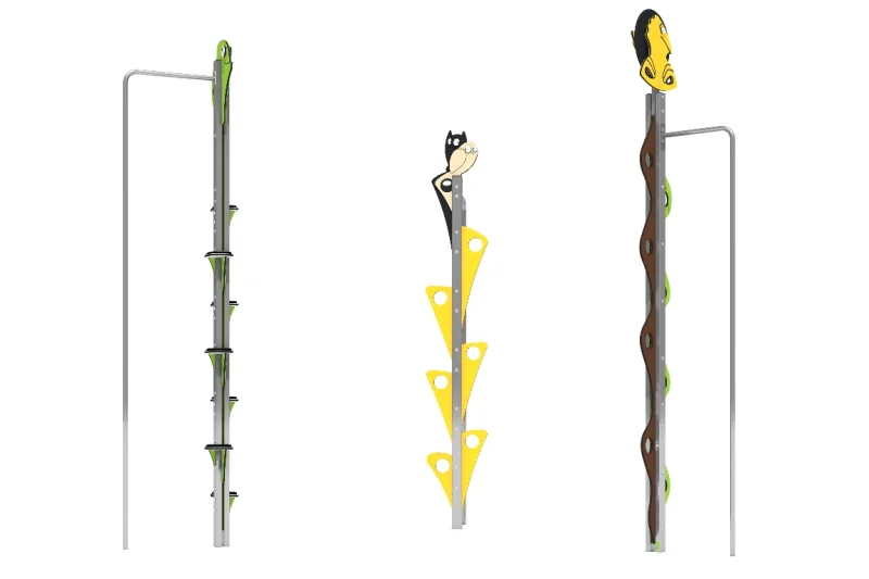 Climbing equipment "Charly, Luna and Tharek"