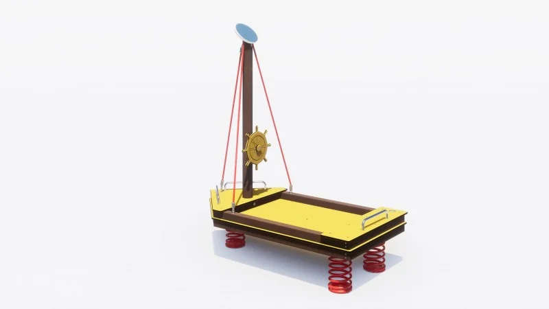 Westolino Speelschip Jolle - C01 met veren 