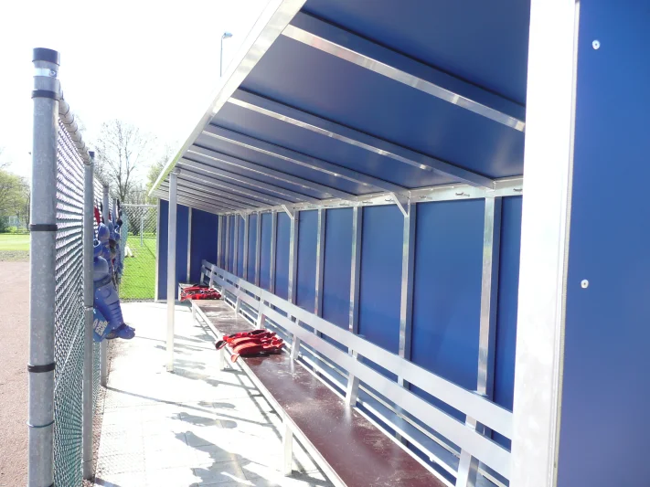 Dugouts for baseball and softball