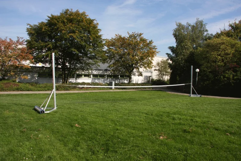Mobile recreational set for volleyball / basketball