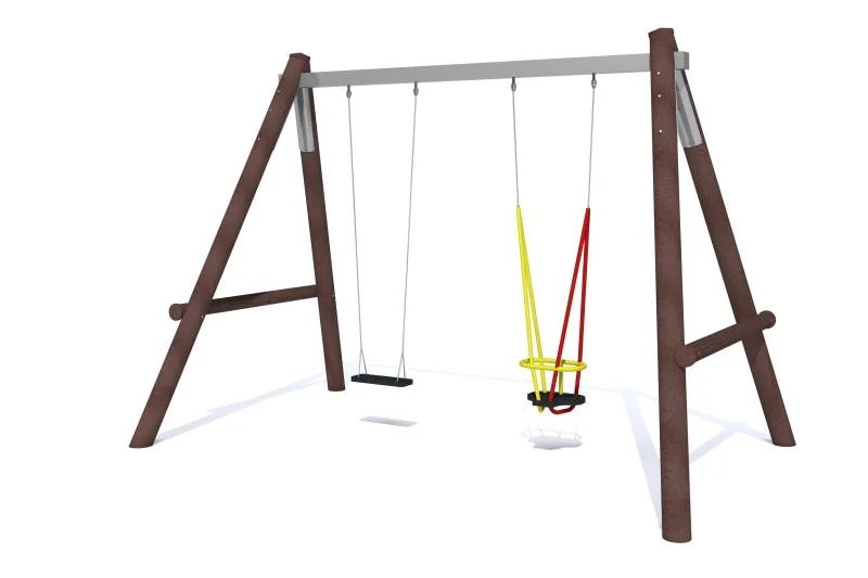 Schommel met 1 zitje type 1 & 1 Kleinkindersitz