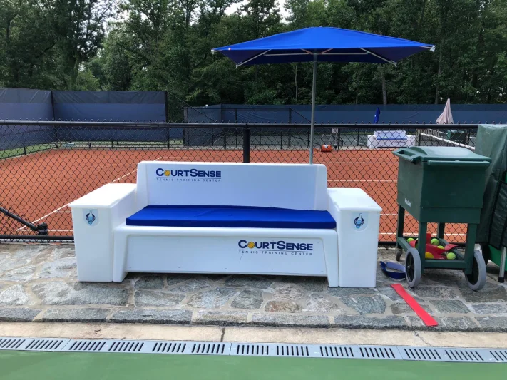 Sports bench for beach sports-