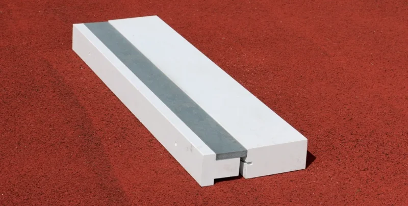 Take-off board for long jump and triple jump