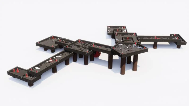 Water play equipment "Radebach" anthracite