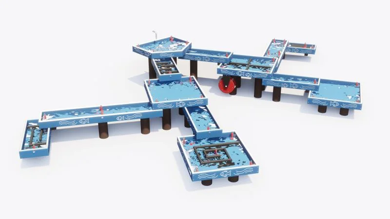 Water play equipment "Radebach" blue