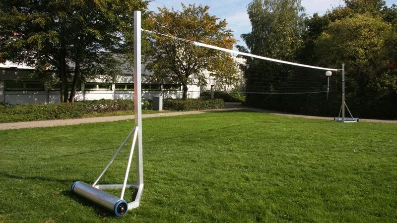 Mobile recreational set for volleyball / basketball