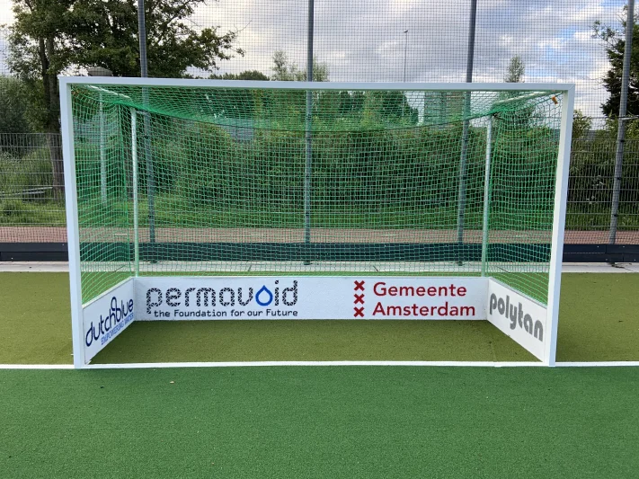 Logomat voor hockeydoelen