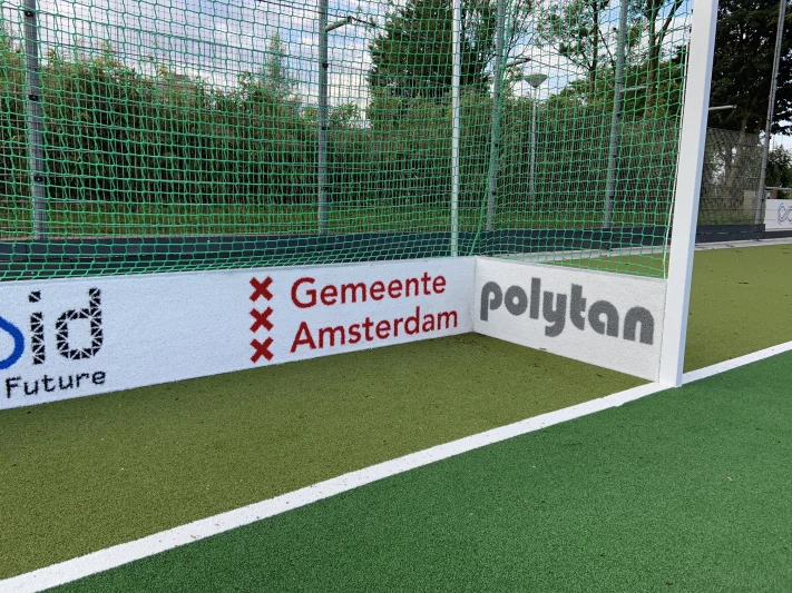 Logomat voor hockeydoelen