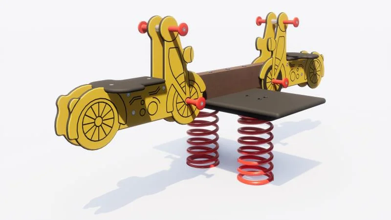 Dubble spring rider "Toffli" 2-seater