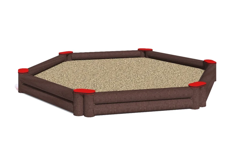 Zandbak Zeshoekige zandbakken