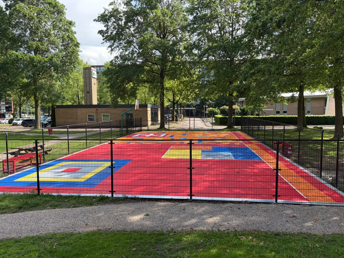 New sports floor at community centre De Magneet in Enschede