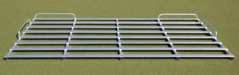 Platform for high jump landing mat