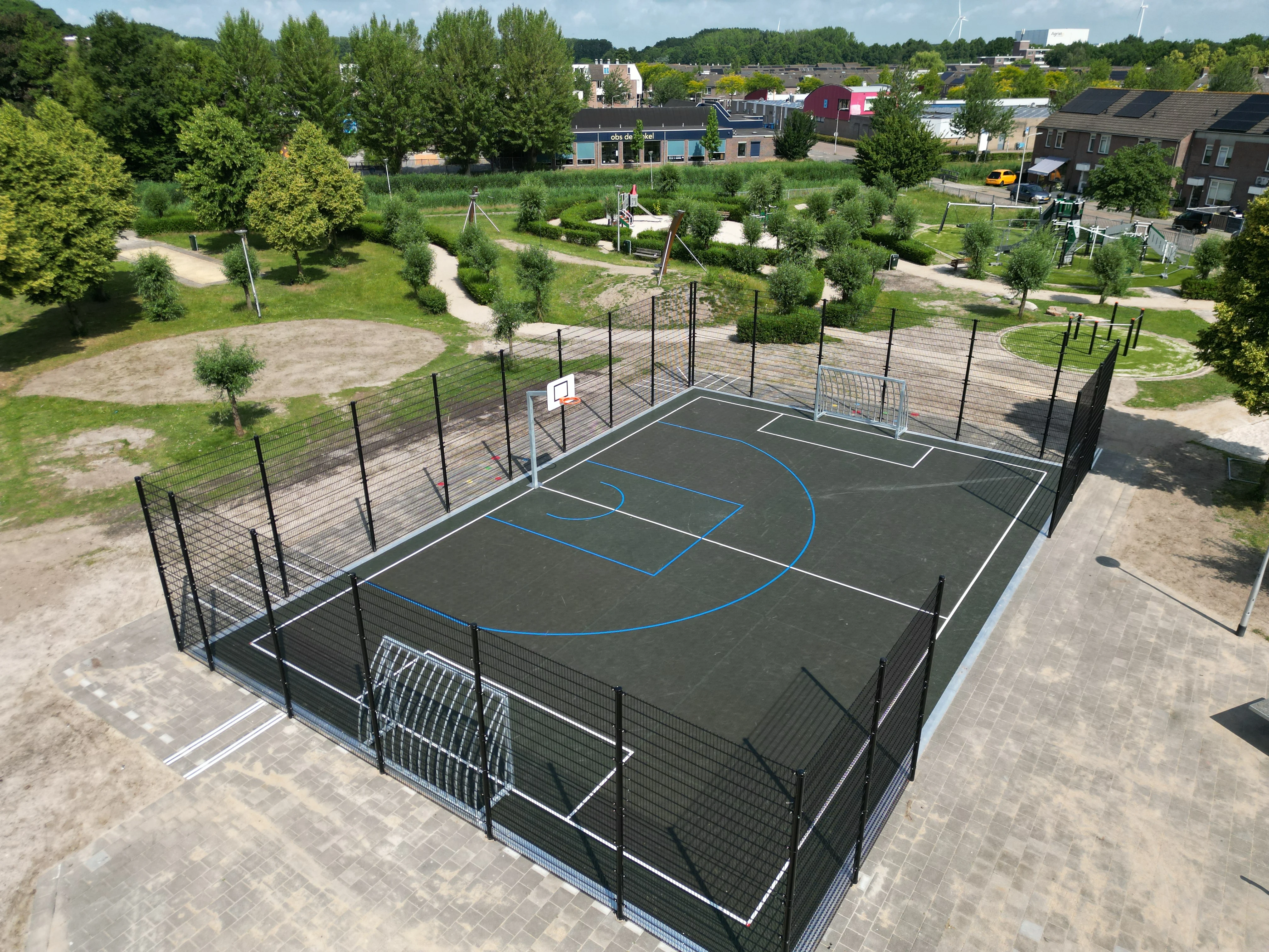 Circulair sporten op een multifunctioneel court in Tilburg!