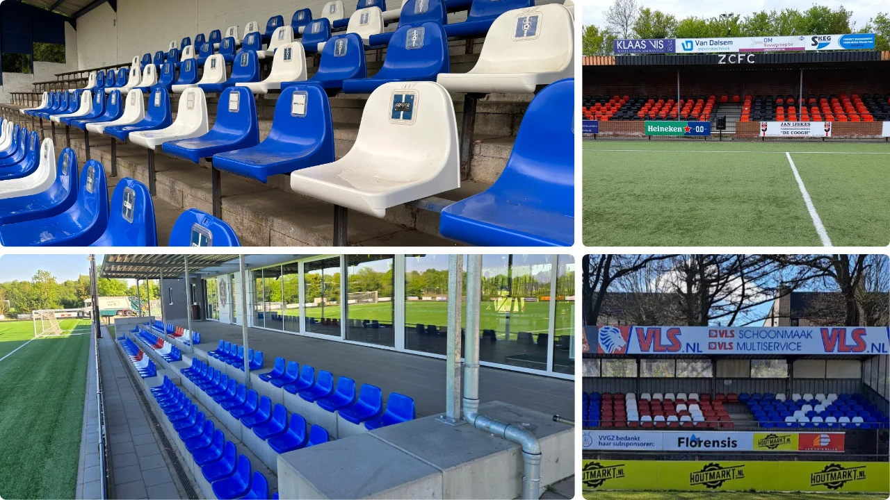 Tribunes uitgelicht