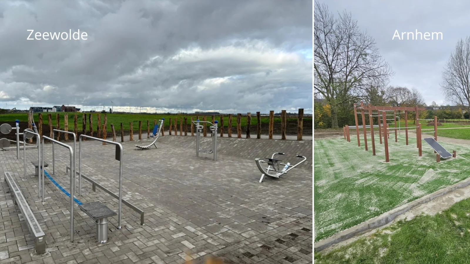 Two new outdoor fitness projects successfully completed!