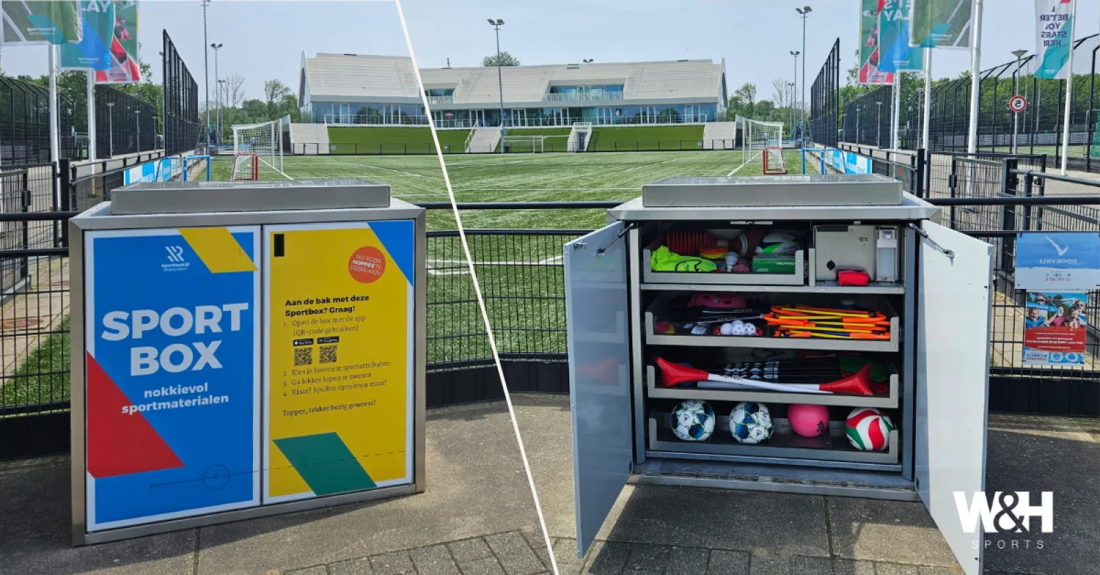 Rotterdam Sports Company activates its sports parks with the SportBox