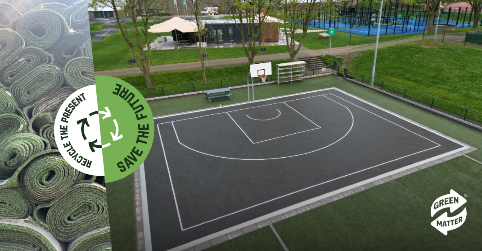 3 x 3 basketbalvloer