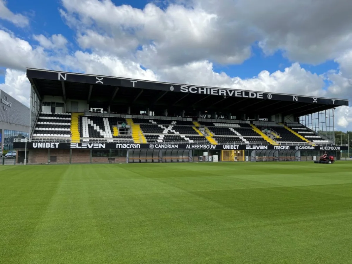 New name for Club Brugge youth complex (Club NXT) implemented in the stand