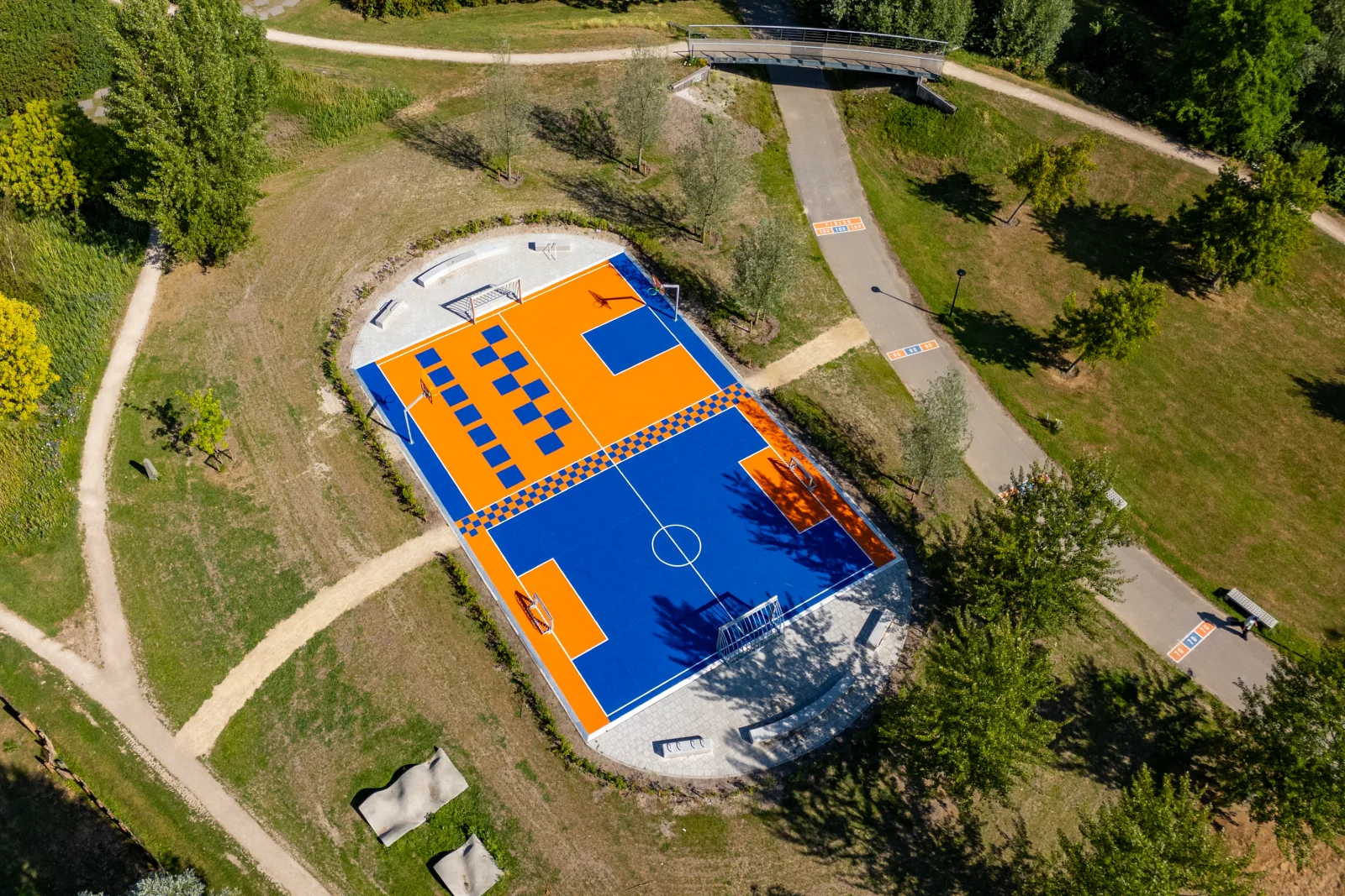 Outdoor sportvloer