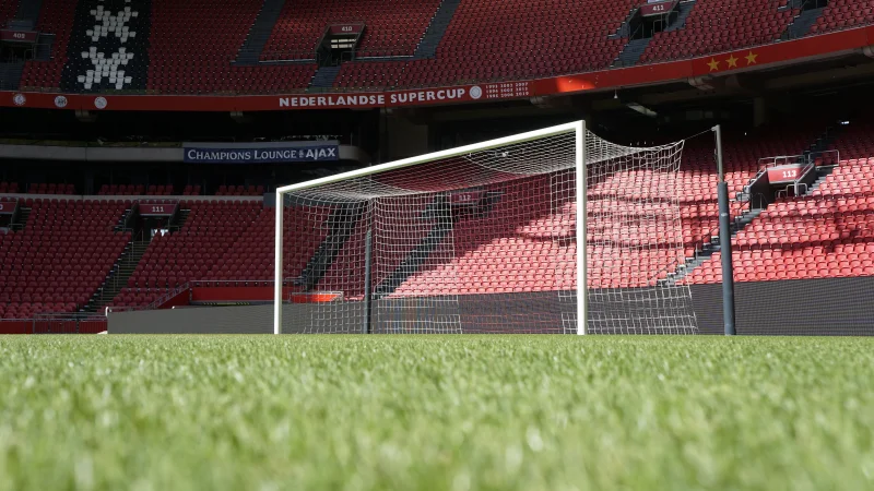 Voetbaldoel met spanstangen Ajax